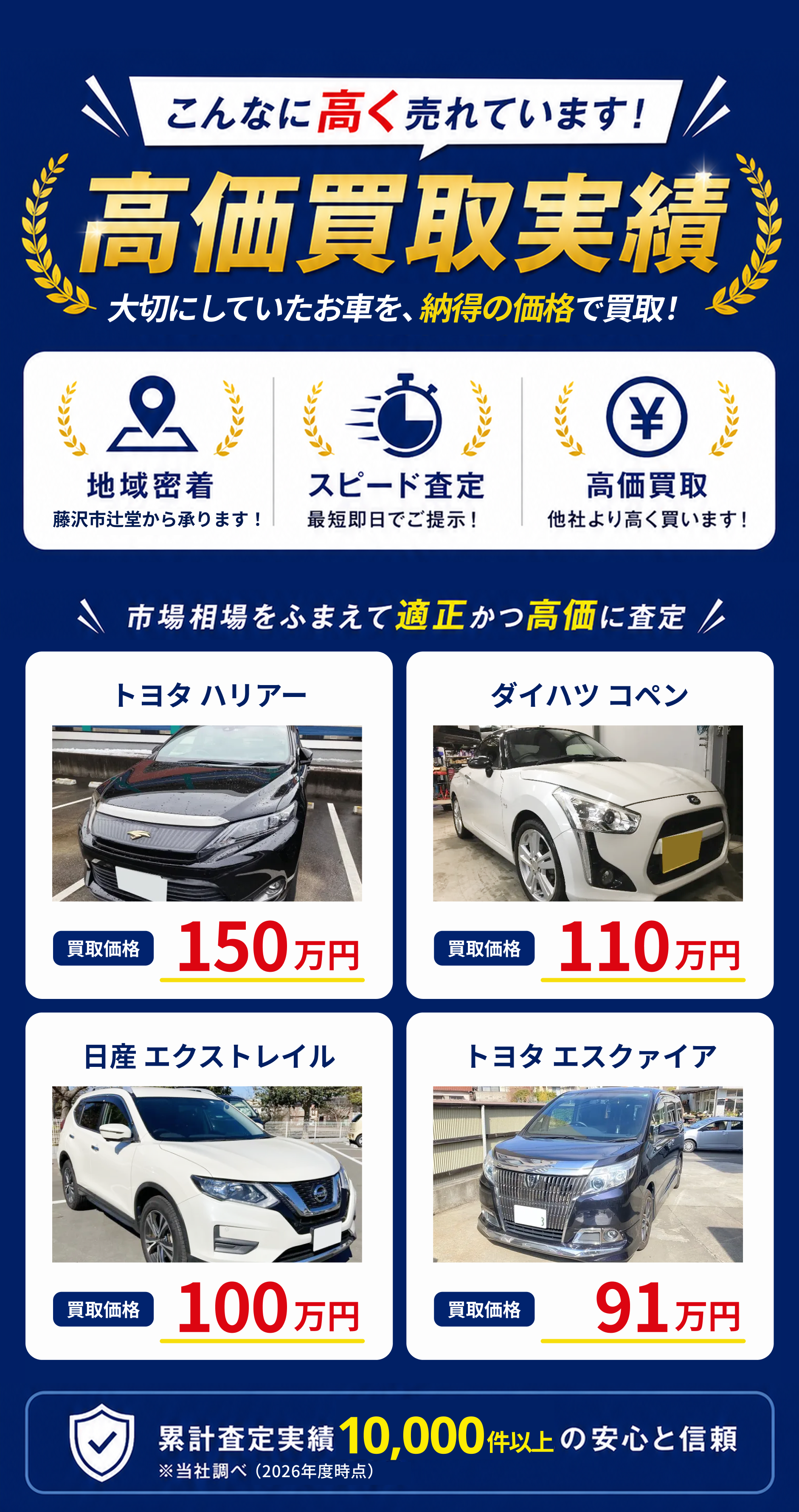 高価買取実績